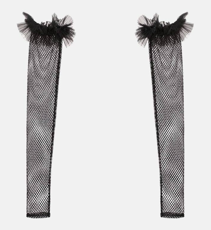 Savanna Gloves Tulle, Black, Packshot View