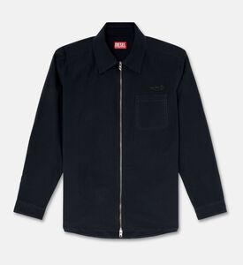Diesel Zip-front Cotton Overshirt, Packshot View