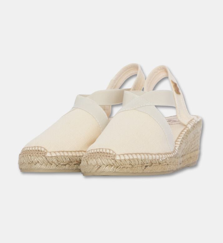 Toni Pons Ter Linen Mid-wedge Espadrille, Off-white, Eu-42, Packshot View