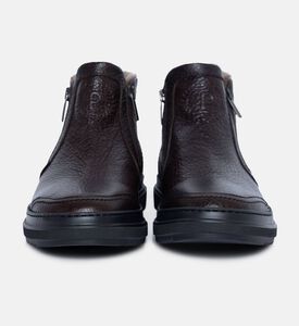 حذاء سنيكرز جلد شامواه بسحاب للإغلاق