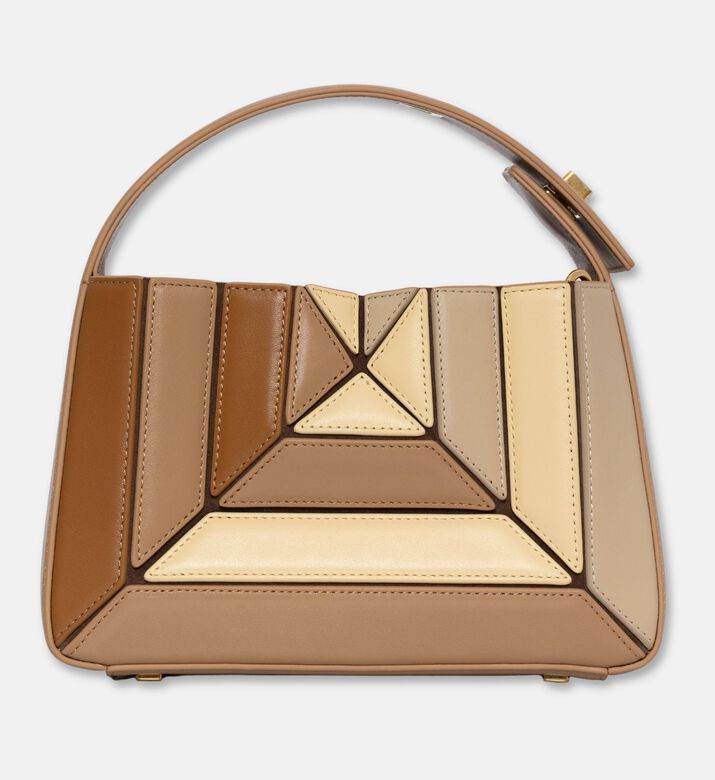 Mlouye Sera Mia Leather Handbag, Buttermilk, Packshot View