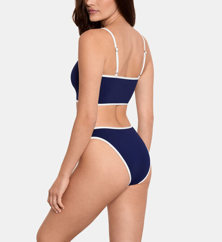 Logo Cropped Cami Swimsuit Top