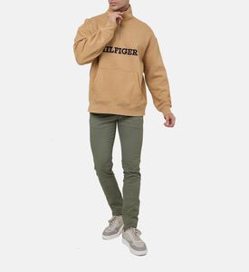 سويت شيرت هيلفيغر مونوتايب بياقة عالية