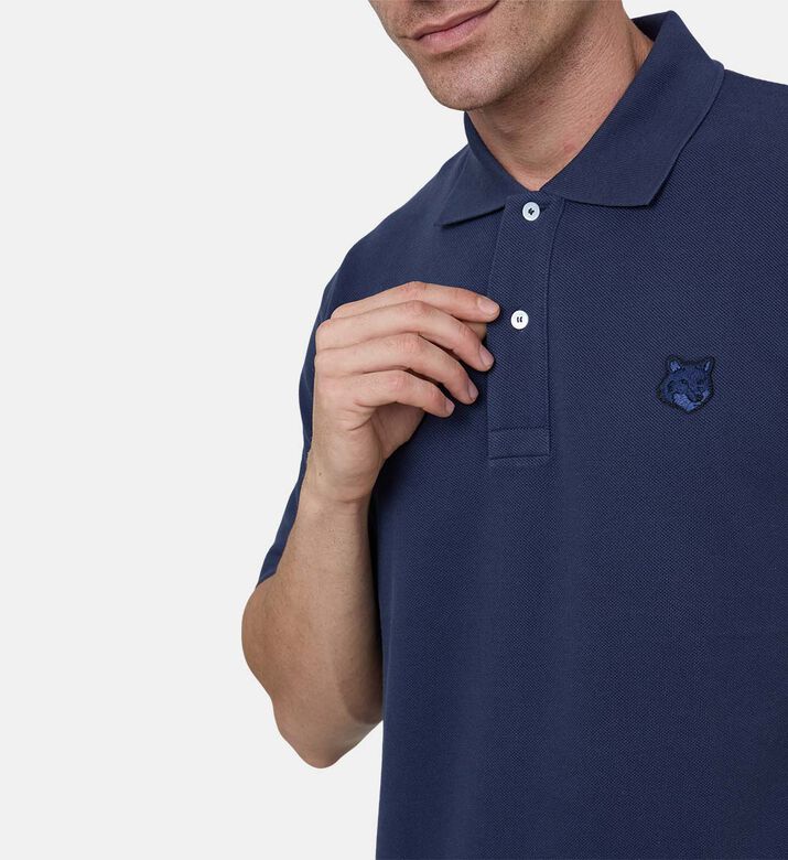 قميص بولو مريح بنقشة رأس الثعلب جريئة