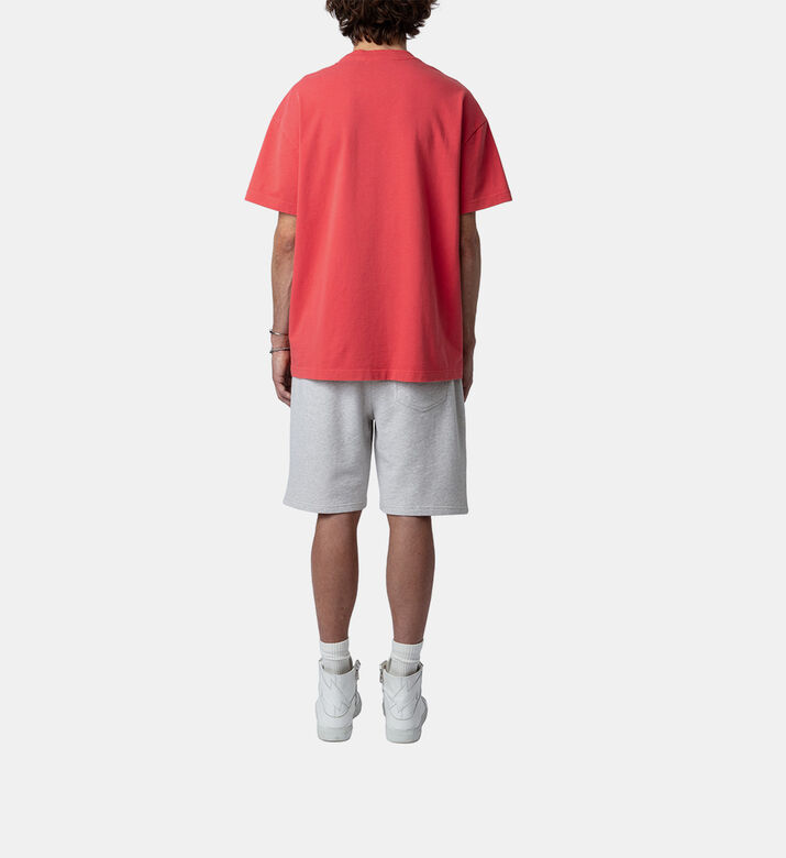 تيشيرت تيدي سكول إغرافيك بياقة مستديرة