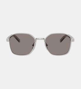 Prada Silver Metal Frame Square-shaped Sunglasses, Packshot View