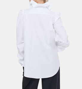 قميص Pensee قطني مزدوج الملتوي