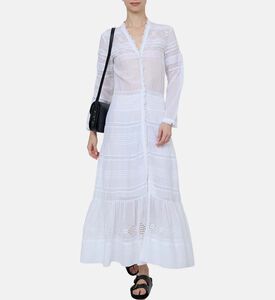 فستان دانيفا فوال قطن مثقب