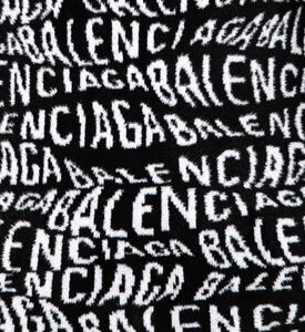 Balenciaga Balenciaga Wavy Logo Knitted Crewneck Top, Packshot View