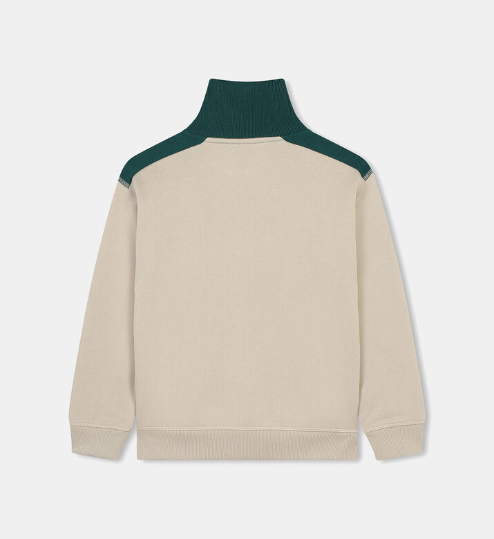 High-collar Fleece Sweatshirt
