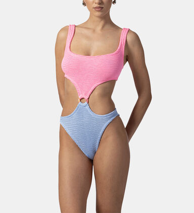Olivia Shirred 1-piece Swimsuit