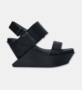 UN United Nude High Wedge Heel Sheep Cow Leather, Black, Eu-39, Packshot View