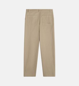 بنطال كلاسيكي بزر إغلاق وقصة عادية