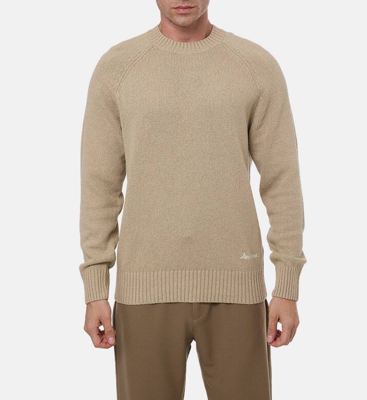 Les Deux Brad Long-sleeve Round Neck Knit, Model View