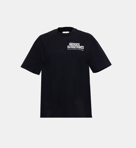 تيشيرت قطن بأكمام قصيرة