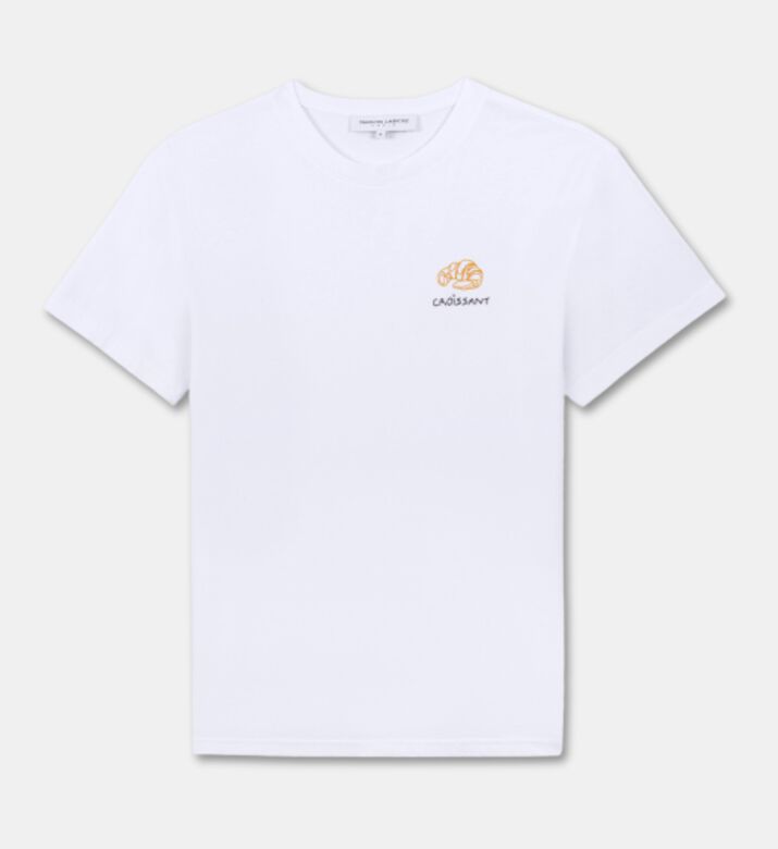 Maison Labiche Popincourt Croissant-embroidery T-shirt, Packshot View
