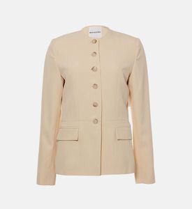 Laura Acetate Twill Blazer