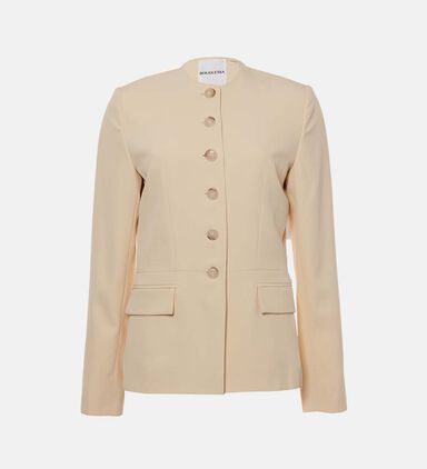 Laura Acetate Twill Blazer