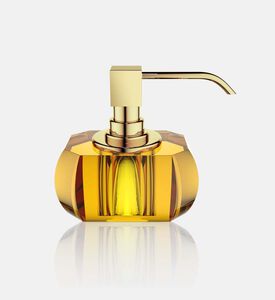 موزع صابون كريستال بلوري شفاف 24 قيراط