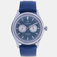 Leather Chronograph Watch