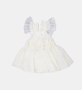 فستان سنوفليك مزخرف للبنات