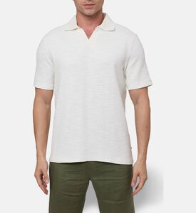 Samsoe Samac Short-sleeve V-neck Polo, Model View
