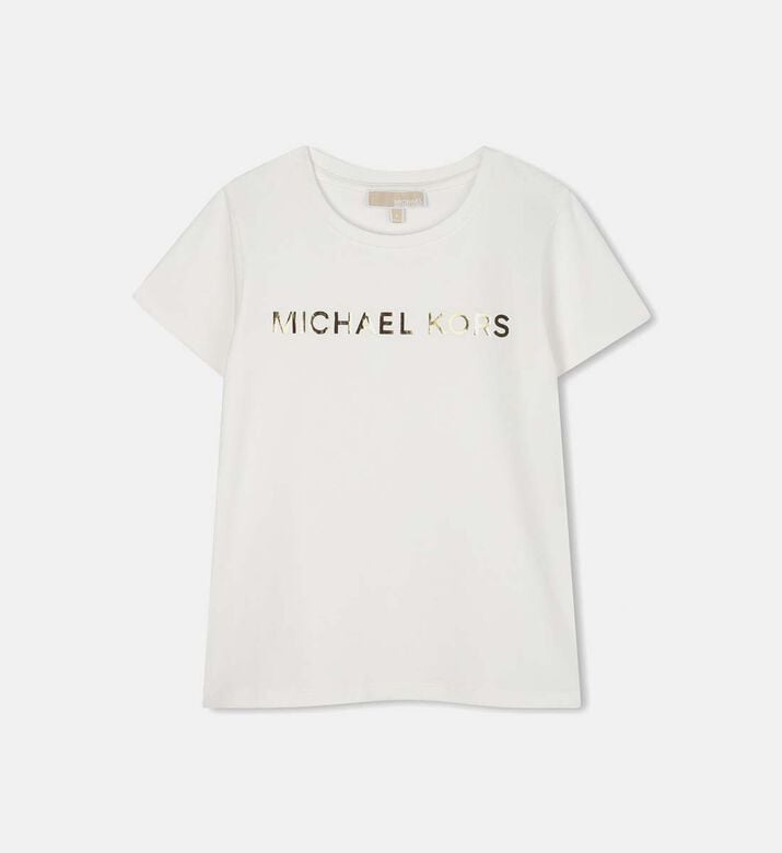 Metallic-effect Printed T-shirt