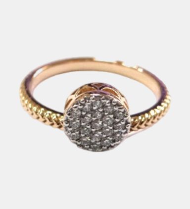 18k Diamond Gold Ring