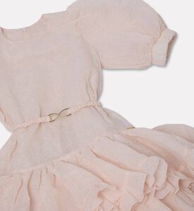 Poca and Poca Ruffle Short-sleeve Round Neck Dress, Packshot View