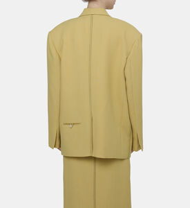 Alison Oversized Contrasted-detail Blazer