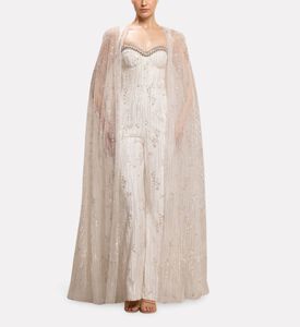 Michael Cinco Jumpsuit Bead, Model View