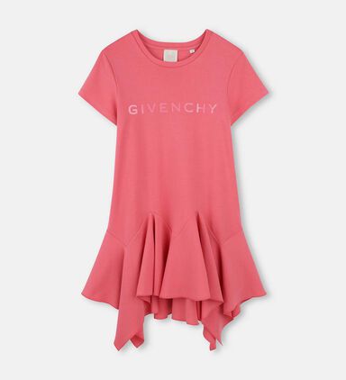 Flounce Cotton Interlock Dress