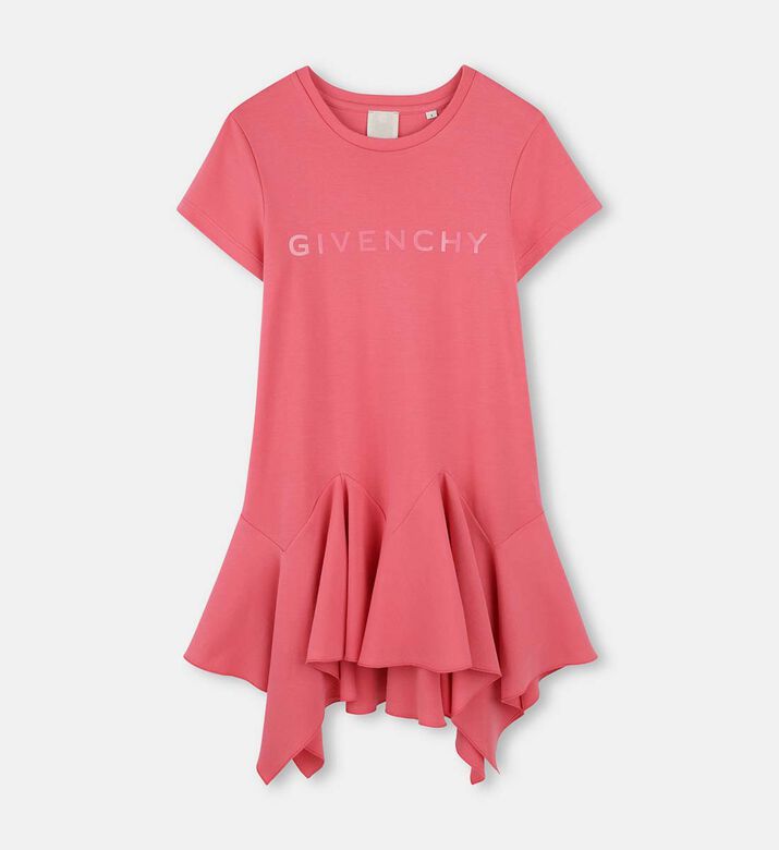 Flounce Cotton Interlock Dress