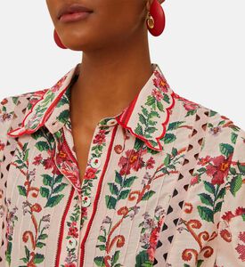 Flower Tapestry Long-sleeve Shirt Flower Tapestry Long-sleeve Shirt