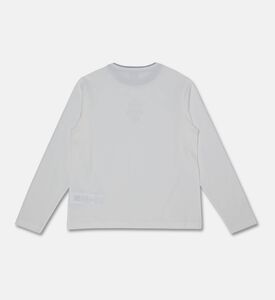 Eleventy Logo-embroidery Long-sleeve T-shirt, Packshot View