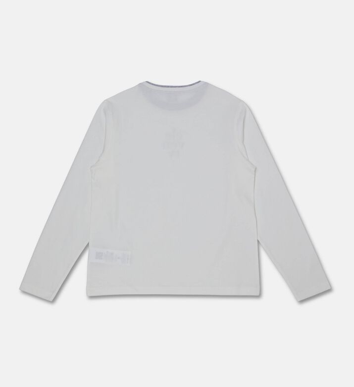 Eleventy Logo-embroidery Long-sleeve T-shirt, Packshot View