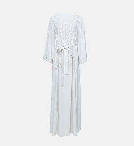 فستان بواسع أكمام طويلة واسعة