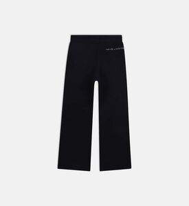 بنطال قطن واسع الساقين