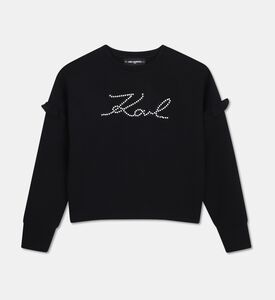Karl Lagerfeld Stud Logo Sweatshirt, Packshot View