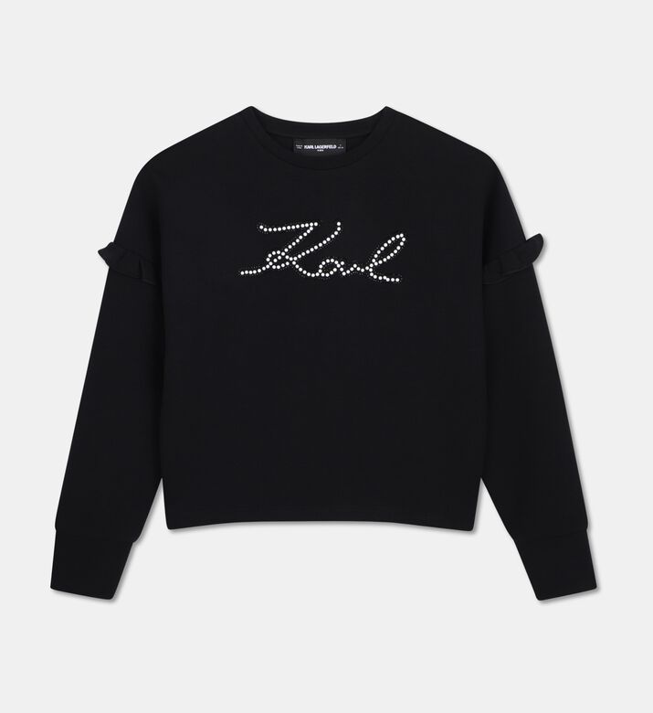Karl Lagerfeld Stud Logo Sweatshirt, Packshot View