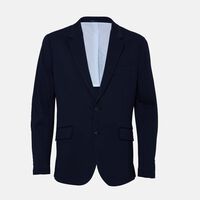 Pique Cotton Two-buttons Blazer