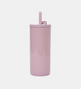 Lettering Straw Travel Cup