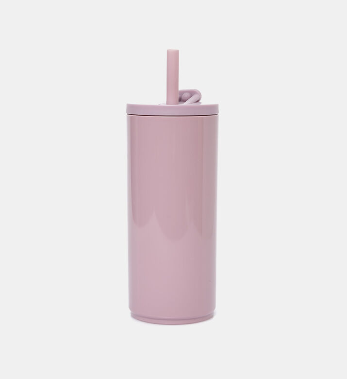 Lettering Straw Travel Cup