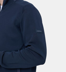 سترة رياضية برقبة عالية بسحاب