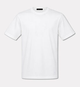 Corneliani Crewneck Short-sleeve T-shirt, White, 58, Packshot View
