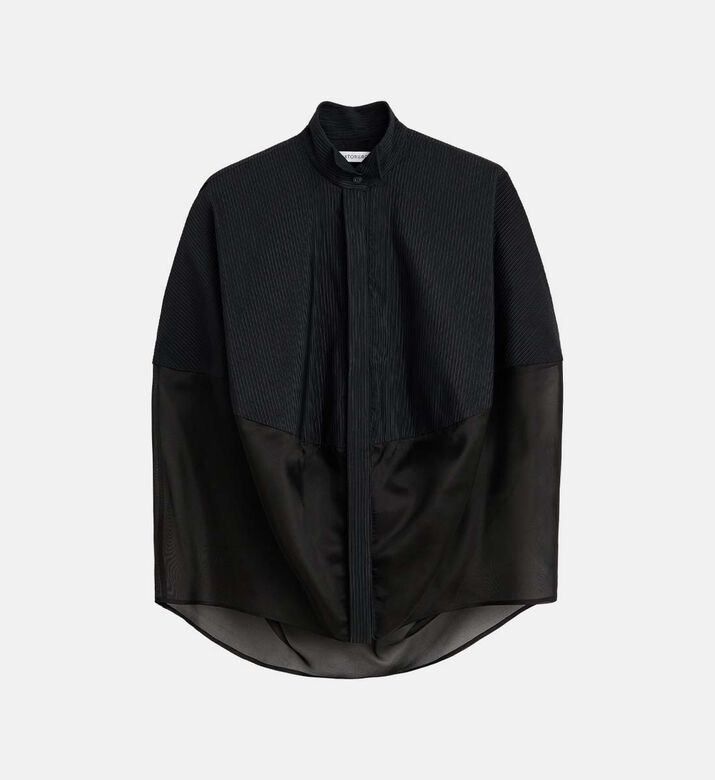 Sleeveless Button-down Shirt