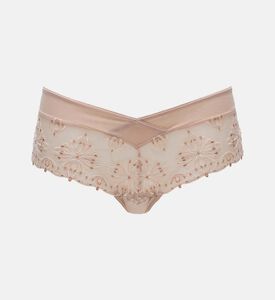 Floral Lace Embroidery Thong