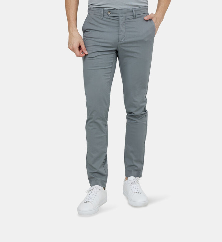 Cotton-blend Slim-fit Chino Pants