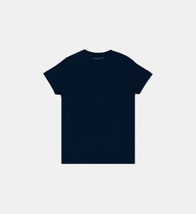 Cotton Logo Fade Crewneck T-shirt