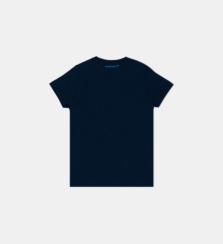 Cotton Logo Fade Crewneck T-shirt